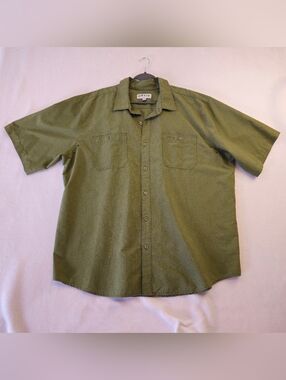 Orvis Green Buttondown Shirt Size XXL